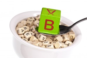 vitaminreiche Buchstabensuppe